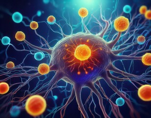 Lymphocytes and biological immune system