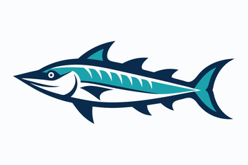 Obraz premium A beautiful Barracuda vector design