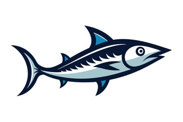 Fototapeta premium A beautiful Barracuda vector design