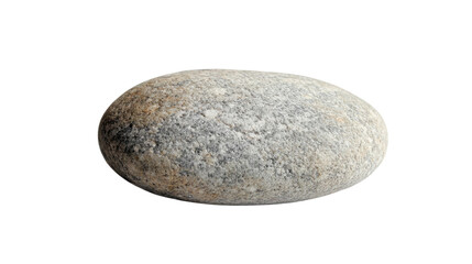 round stone on a transparent background