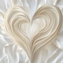 Heart-shaped paper pages within the book provide a unique aesthetic