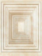 Abstract Beige Square Frame.