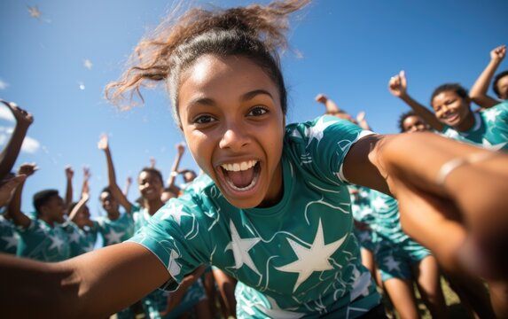 Joyful celebration: people celebrating and having fun on Fiji independence day, enjoying festivities, cultural traditions, unity, reflecting national pride and spirit of freedom in vibrant activities