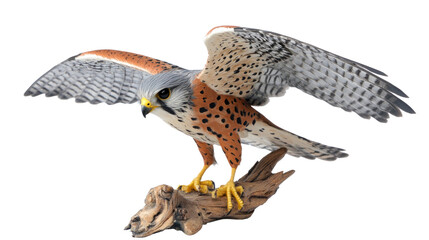 Fototapeta premium Kestrel on a transparent background