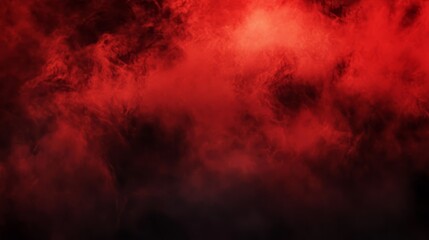 Mystical red smoke or fog texture background. Atmospheric and dramatic red mist design, perfect for...