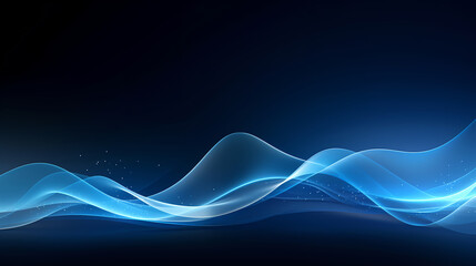 Abstract blue wavy background