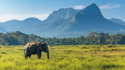 Fototapeta premium Elephant in the Wild