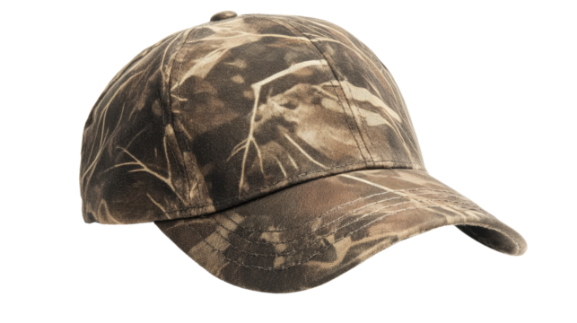 camouflage cap on a transparent background - Powered by Adobe