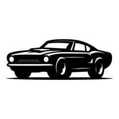 Obraz premium Elegant Luxury Sports Car Silhouette for Modern Automotive Design