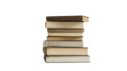 Books on a transparent background