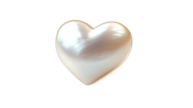 heart shaped pearl transparent background