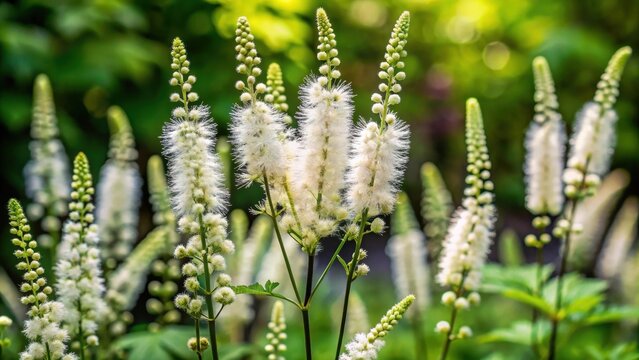 Perennial herbaceous plant known as black cohosh, herb, plant, black cohosh, perennial