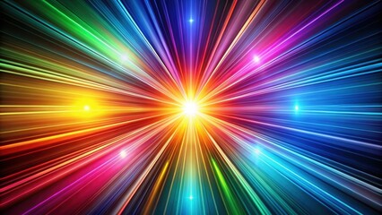 Fototapeta premium Abstract background with colorful speed rays , speed, rays, lines, motion, energy, abstract, fast, dynamic, futuristic
