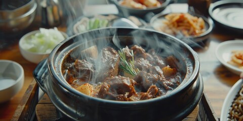 Korean Cuisine Bossam Boiled Pork Pig Feet and More