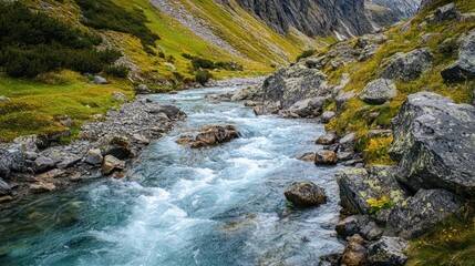 Obraz premium Mountain Stream