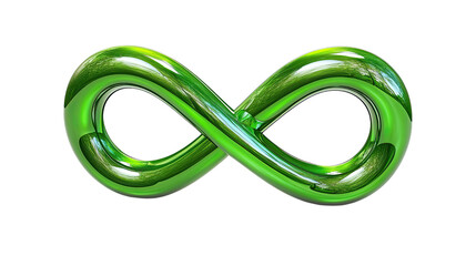 Naklejka premium infinity sign on transparent background