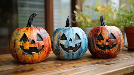 Creative Halloween party ideas, family entertainment games, DIY fun, watercolor pumpkins, ghostly decor