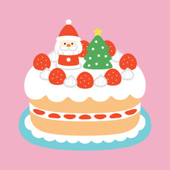 クリスマス　ホールケーキ