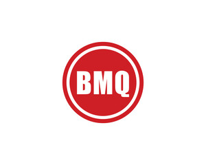 BMQ logo design vector template. BMQ