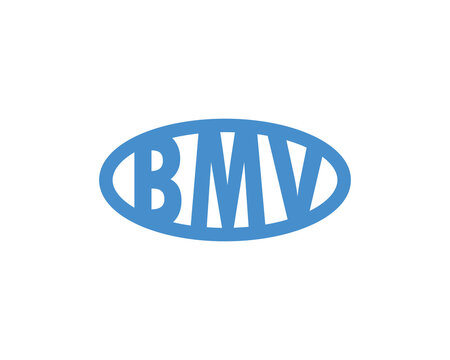 BMV logo design vector template. BMV