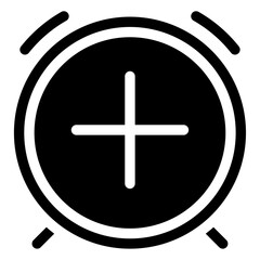 Obraz premium add alarm clock icon
