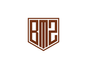 BMZ logo design vector template. BMZ