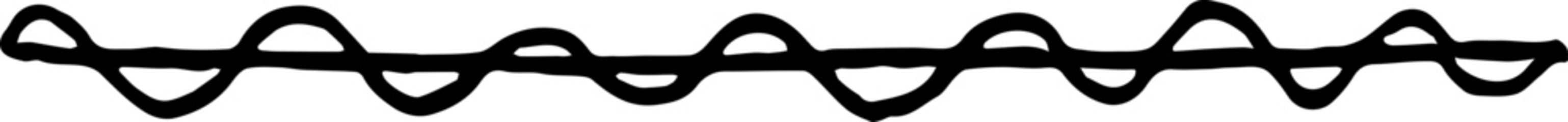 hand drawn swirl line divider 