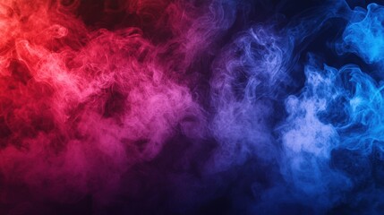 Obraz premium Mesmerizing Colorful Abstract Smoke Atmosphere Backdrop