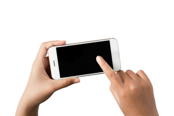 person holding mobile phone