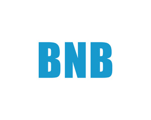 BNB Logo design vector template. BNB