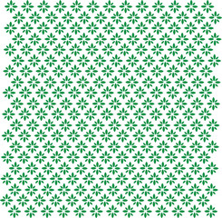 flower pattern vector shapes green color