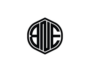 BNE logo design vector template. BNE