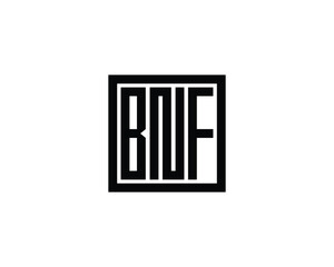 BNF logo design vector template. BNF