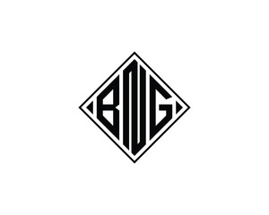 BNG logo design vector template. BNG