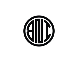 BNI logo design vector template. BNI