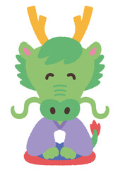 あいさつする　りゅう