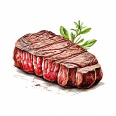 the AI Image Generator, Steak Studio Shot Isolated