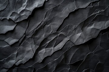 Fototapeta premium High-Resolution Black Paper Texture Background for Professional Design Projects, ai