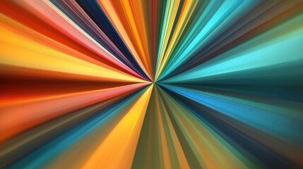 Dynamic abstract rays mesmerizing patterns