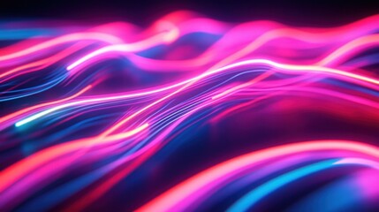 Naklejka premium Abstract Neon Lights