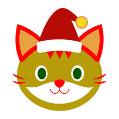 Creative christmus Icon silhouette vector style with background