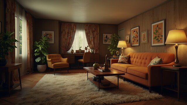 1970's home interior