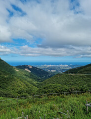 This is the scenery of Seorak Mountain, South Korea.