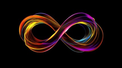 Infinity Symbol, Abstract, Digital Art, Colorful, Symbolic