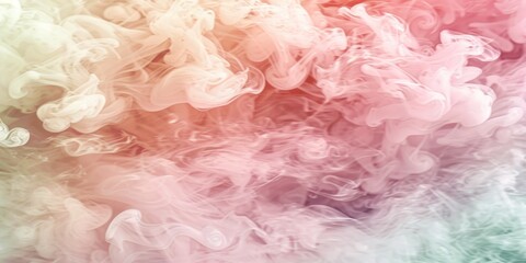 Abstract Swirling Smoke with Pastel Colors.