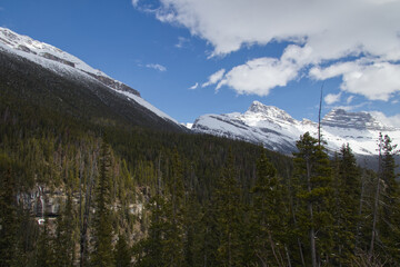 Rocky Mountains in Alberta in the Spring