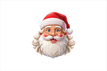 Santa Claus Head Clip Art Vectors & Illustrations .  Santa head clip art. Santa  head vector.