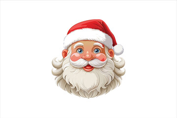 Santa Claus Head Clip Art Vectors & Illustrations .  Santa head clip art. Santa  head vector.