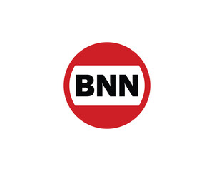 BNN Logo design vector template. BNN