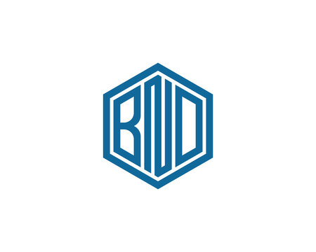 BNO logo design vector template. BNO